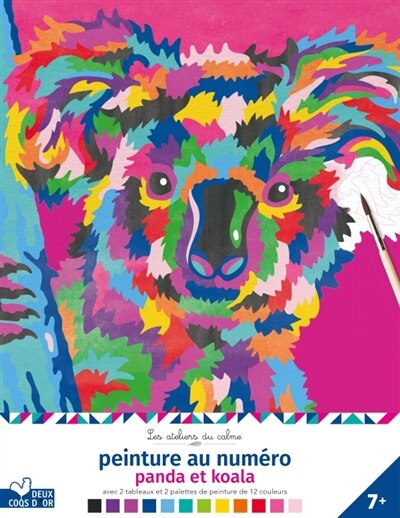 Peinture au numéro: panda et koala