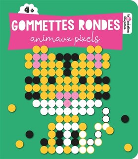Front cover_Gommettes rondes Animaux pixels