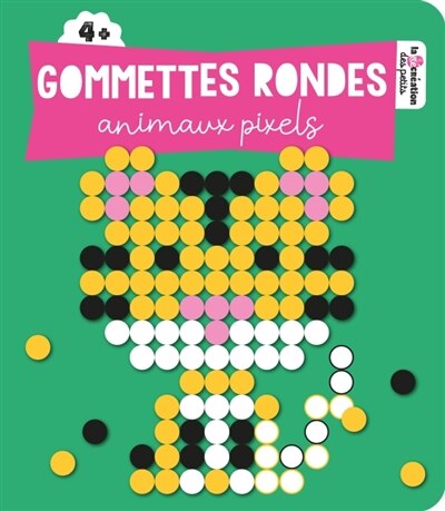 Front cover_Gommettes rondes Animaux pixels