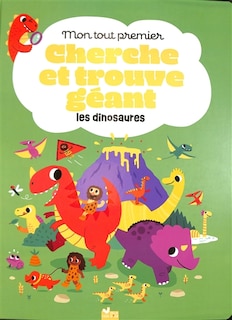 Front cover_Les dinosaures : mon tout premier cherche et trouve géant