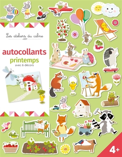 Front cover_Autocollants Printemps : Avec 6 decors