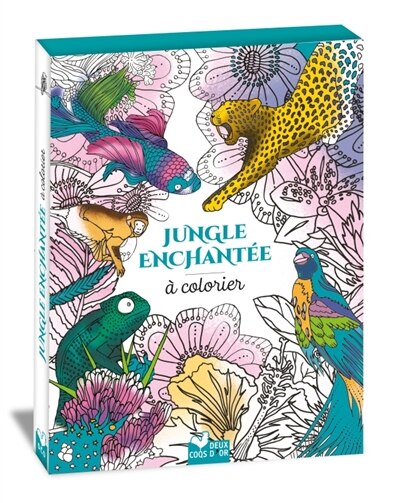 Couverture_Jungle enchantée à colorier