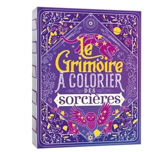 Couverture_Le grimoire à colorier des sorcières