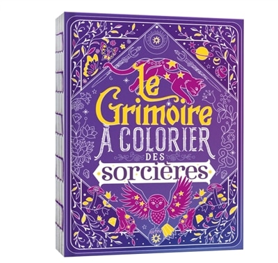 Couverture_Le grimoire à colorier des sorcières
