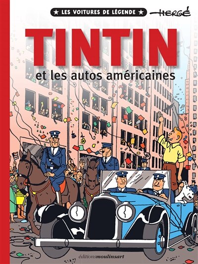 Front cover_Tintin et les autos am&eacute;ricaines