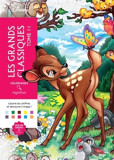 Front cover_Coloriages mystères Disney  Les grands classiques Tome 11