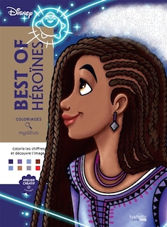 Front cover_Coloriages mystères Disney Best of Héroïnes