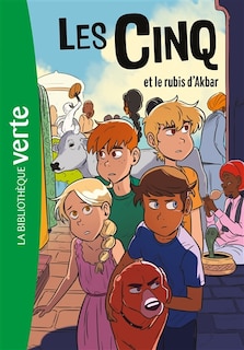 Front cover_Les Cinq et le rubis d'Akbar