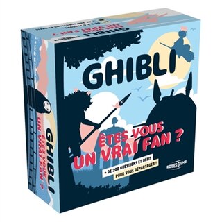 Front cover_GHIBLI : Etes-vous un vrai fan ? : + de 200 questions et défis pour vous départager !