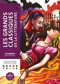 Front cover_Coloriages mystères : Les grands classiques de la littérature