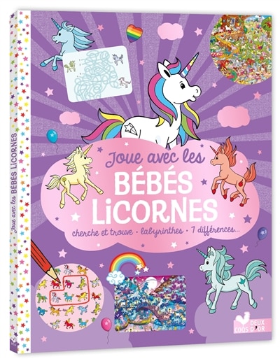 Couverture_Joue avec les bébés licornes