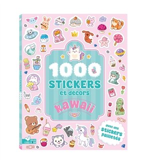 Couverture_1 000 stickers et decors kawaii