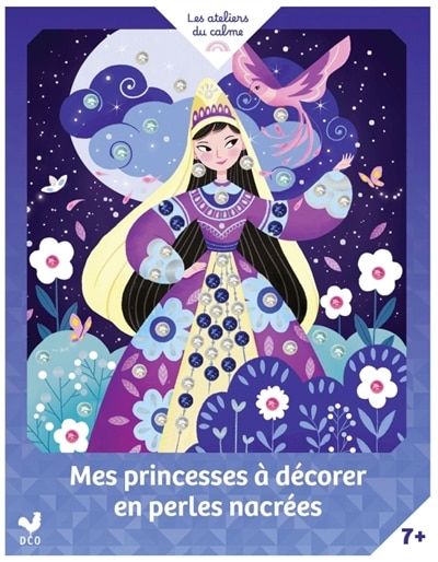 Couverture_Mes princesses &agrave; d&eacute;corer en perles nacr&eacute;es