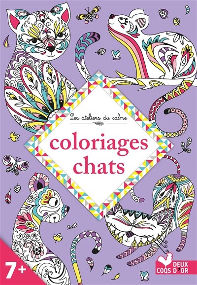 Front cover_Coloriages chats