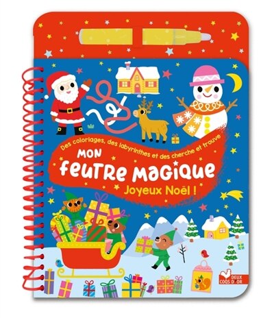 Mon feutre magique Joyeux Noël !: avec feutre à réservoir d'eau