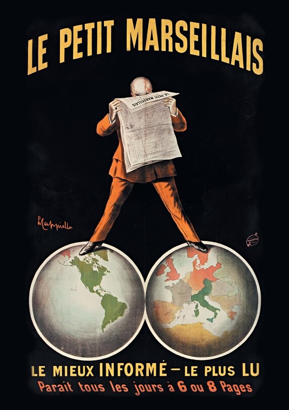 Front cover_Carnet Ligné Affiche Journal Le Petit Marseillais