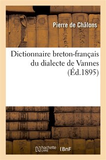 Couverture_Dictionnaire Breton-Français Du Dialecte de Vannes