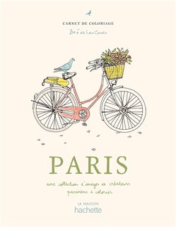Front cover_Paris : une collection d'images de créateurs parisiens à colorier : carnet de coloriage