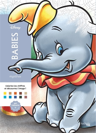 Front cover_Coloriages mystères Disney Babies