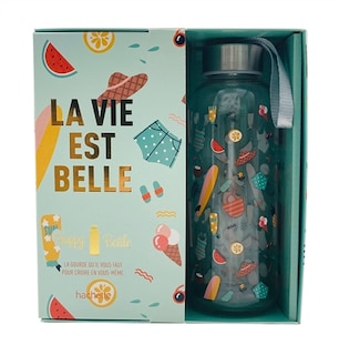 Coffret gourde + des paillettes dans..