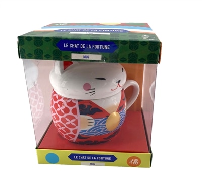 Coffret mug chat de la fortune ned bij