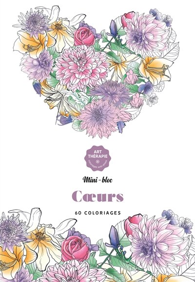 Couverture_Coeurs : 60 coloriages