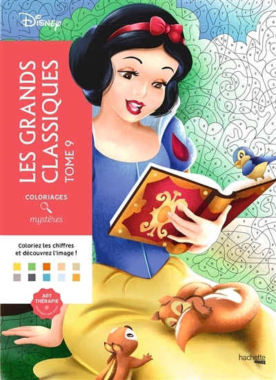 Front cover_Coloriages mystères Disney Les grands classiques Tome 9