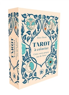 Front cover_Tarot à colorier : créez votre propre jeu de tarot
