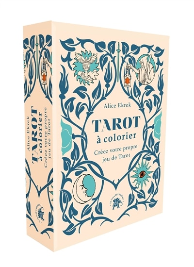 Front cover_Tarot à colorier : créez votre propre jeu de tarot