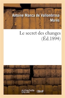 Couverture_Le Secret Des Changes