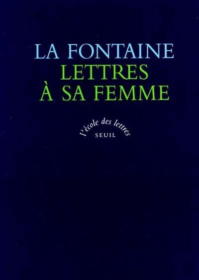 Front cover_Lettres à sa femme ; Poésies amoureuses