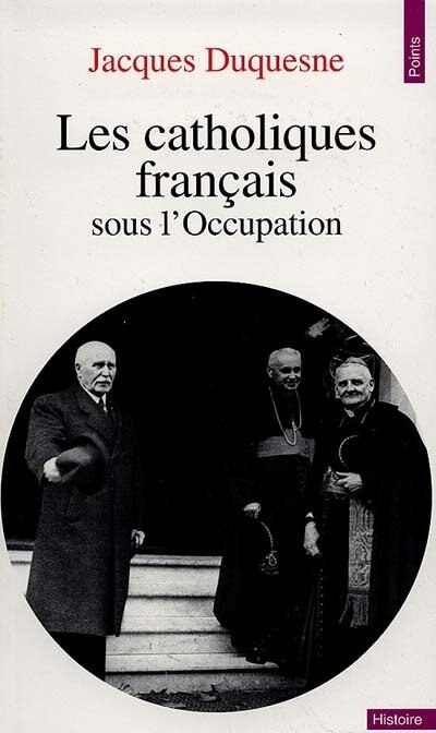 Front cover_Les catholiques français sous l'Occupation