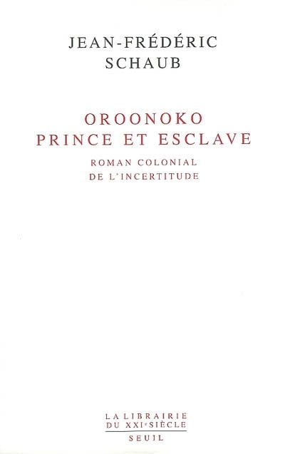 Couverture_Oroonoko, prince et esclave
