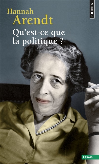 Couverture_Qu'est-ce que la politique?