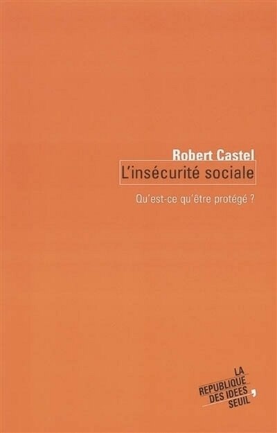 Front cover_Insécurité sociale (L')