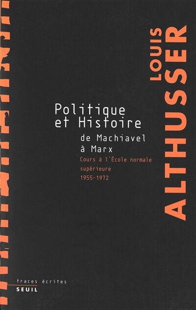 Front cover_Politique et histoire de Machiavel à Marx