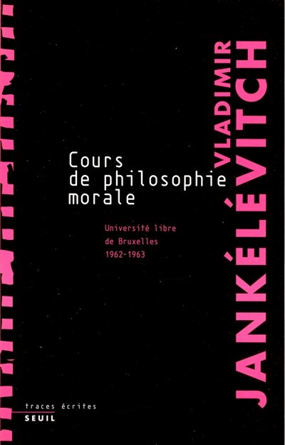 Front cover_Leçons de philosophie morale