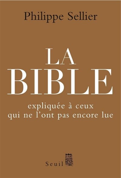 Front cover_La Bible expliquée à ceux qui ne l'ont pas lue