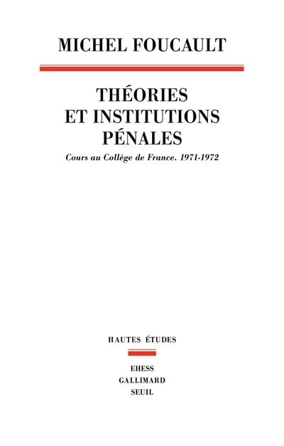 Couverture_Théories et institutions pénales