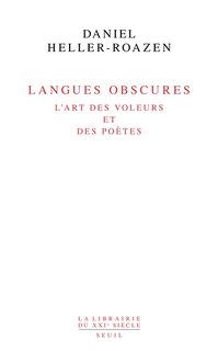 Front cover_Langues obscures