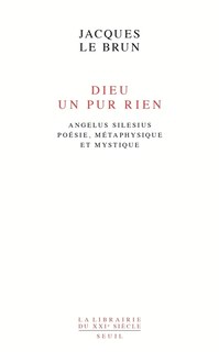 Couverture_Dieu, un pur rien