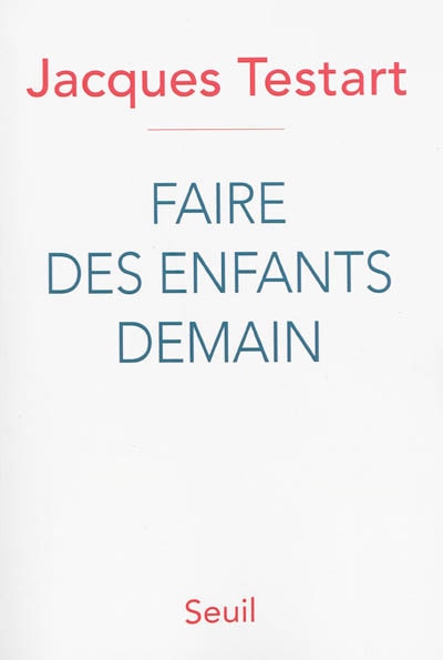 Front cover_Faire des enfants demain