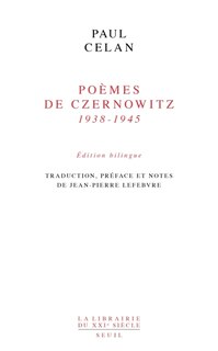 Couverture_Po&egrave;mes de Czernowitz (1938-1945)