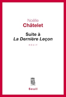 Front cover_Suite à La dernière leçon