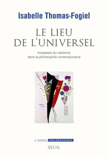 Front cover_Le lieu de l'universel