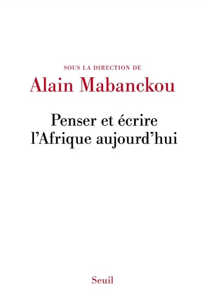 Front cover_Penser et écrire l'Afrique aujourd'hui
