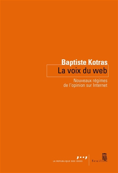 Front cover_Parole en ligne (La)