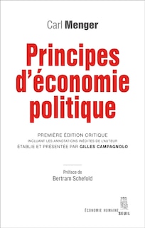 Front cover_Principes d'économie politique