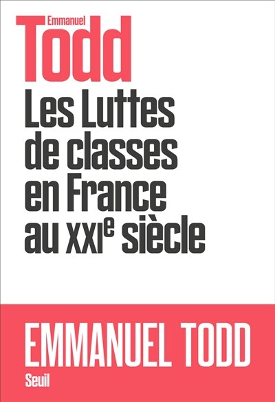 Front cover_LES LUTTES DE CLASSES EN FRANCE AU XXIE SIÈCLE