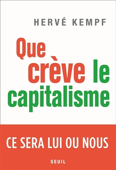Front cover_Que crève le capitalisme